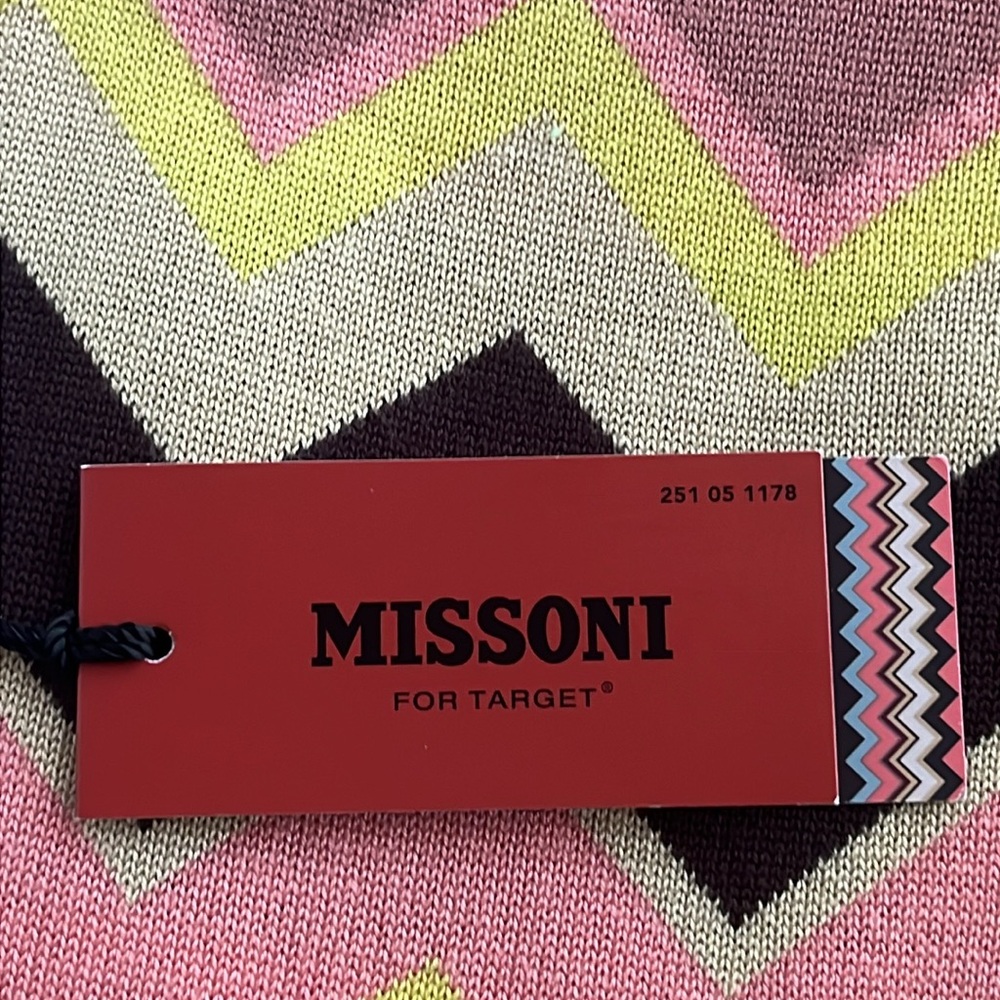 Missoni Mini Sweater Skirt Chevron Knit Pencil Skirt Size XS Target Collab NWT - Picture 5 of 8
